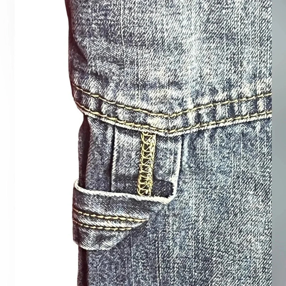 Oshkosh b’Gosh Denim & Co Toddler Overalls Blue VestBak Size 4T - Picture 6 of 11